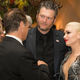 Gwen Stefani and Blake Shelton meet NY Governor Andrew Cuomo and chef Sandra Lee. Images via AP.